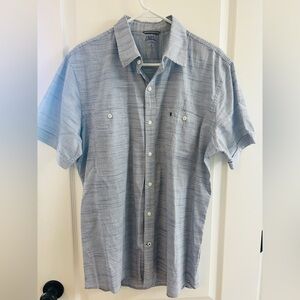Pre❤️ Izod "Saltwater" Blue Casual Button Down Shirt - LRG